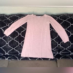 Cable Knit Sweater Dress